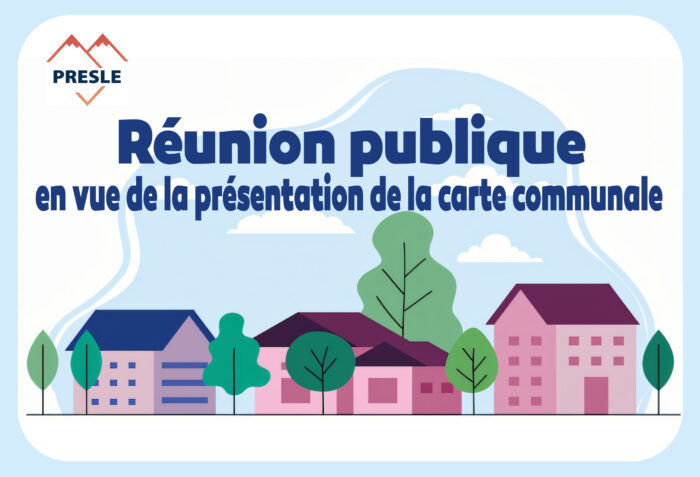 📢 Réunion publique de présentation de la carte communale